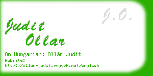 judit ollar business card